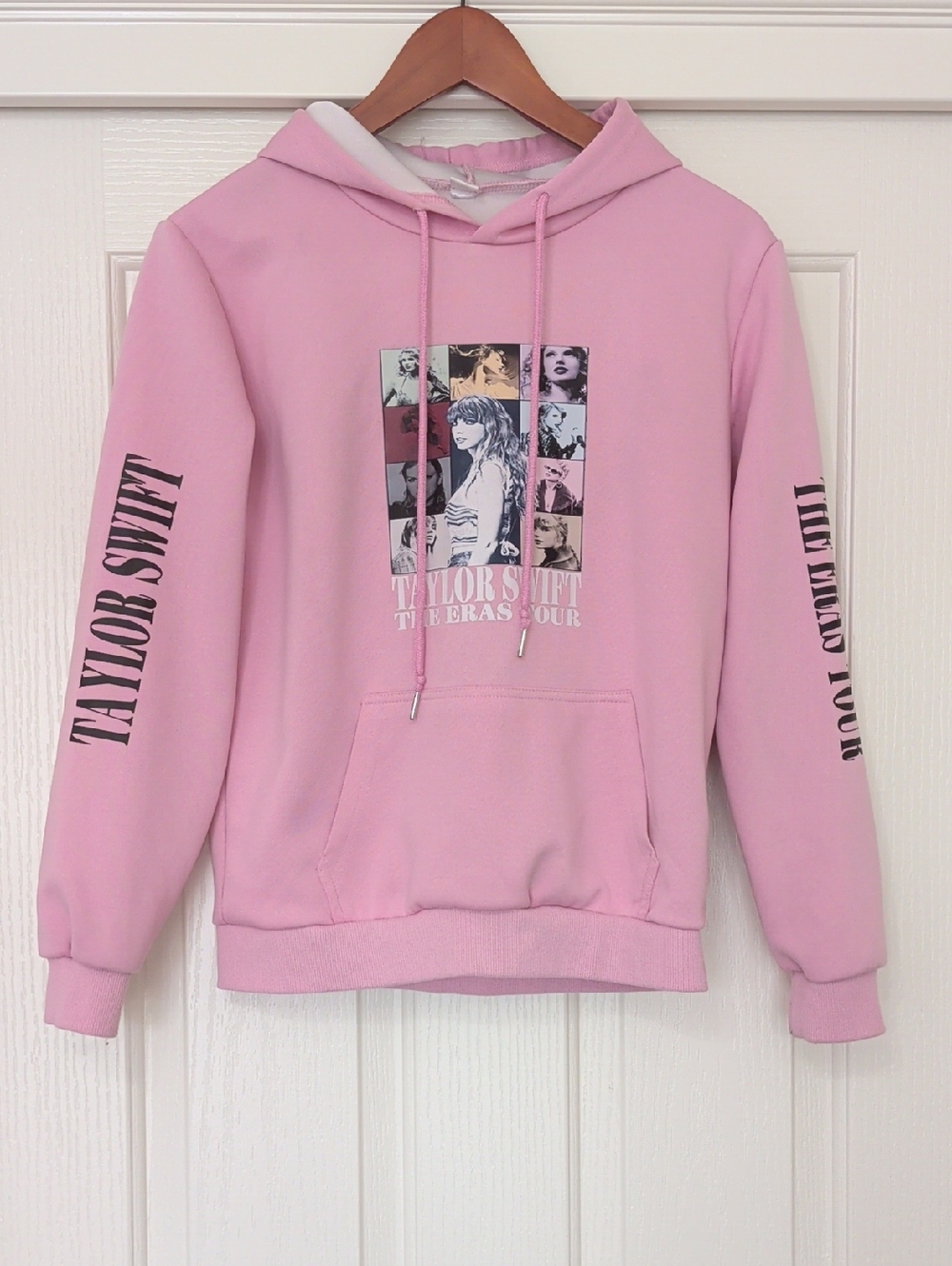 TAYLOR SWIFT The Eras Tour Pink Concert Hoodie Jacket Girls 100% Cotton